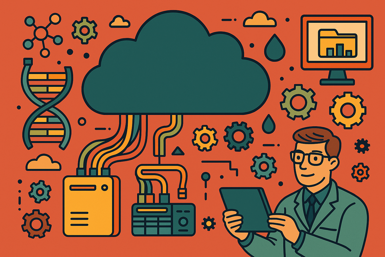 Cloud storage dashboard preview