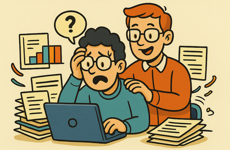 Student tutoring session